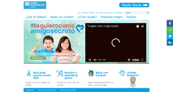 Desktop Screenshot of aldeasinfantilessos.cl